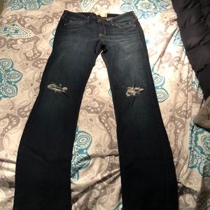 Hollister Destroyed Boot Cut Jeans